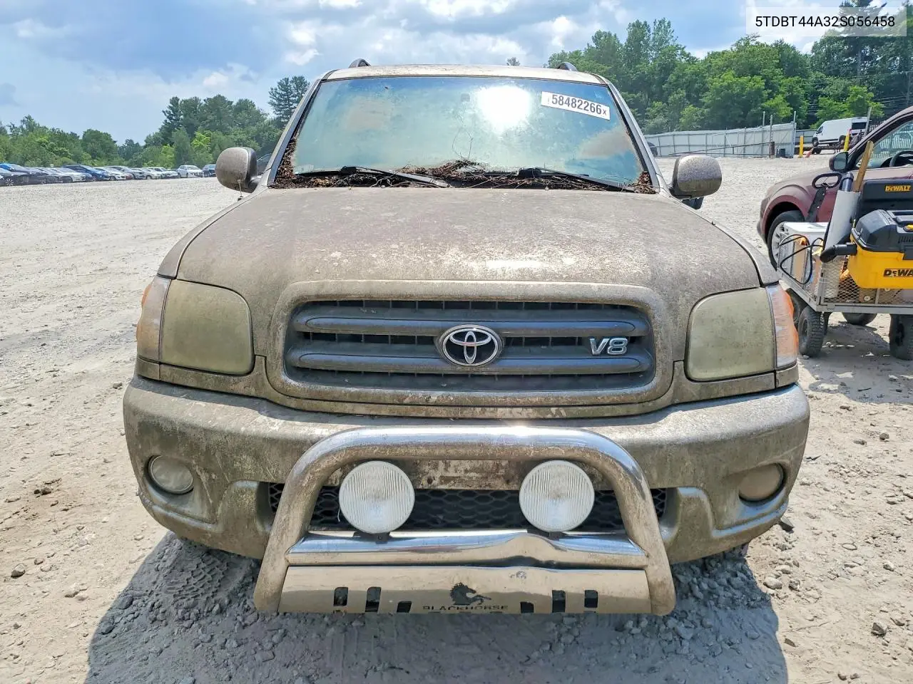 2002 Toyota Sequoia Sr5 VIN: 5TDBT44A32S056458 Lot: 58482266
