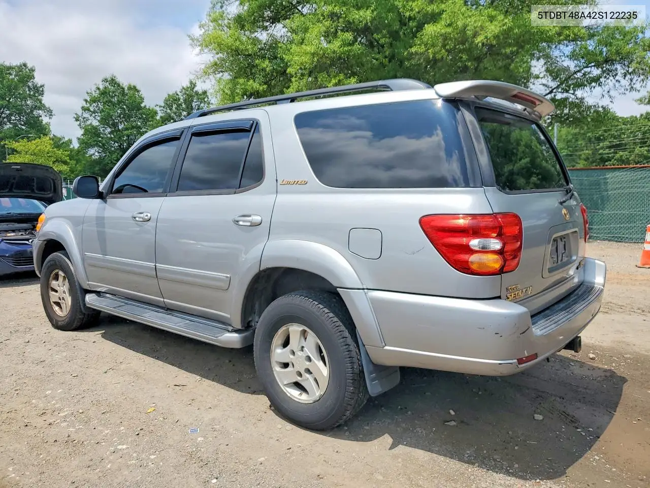 2002 Toyota Sequoia Limited VIN: 5TDBT48A42S122235 Lot: 59553896