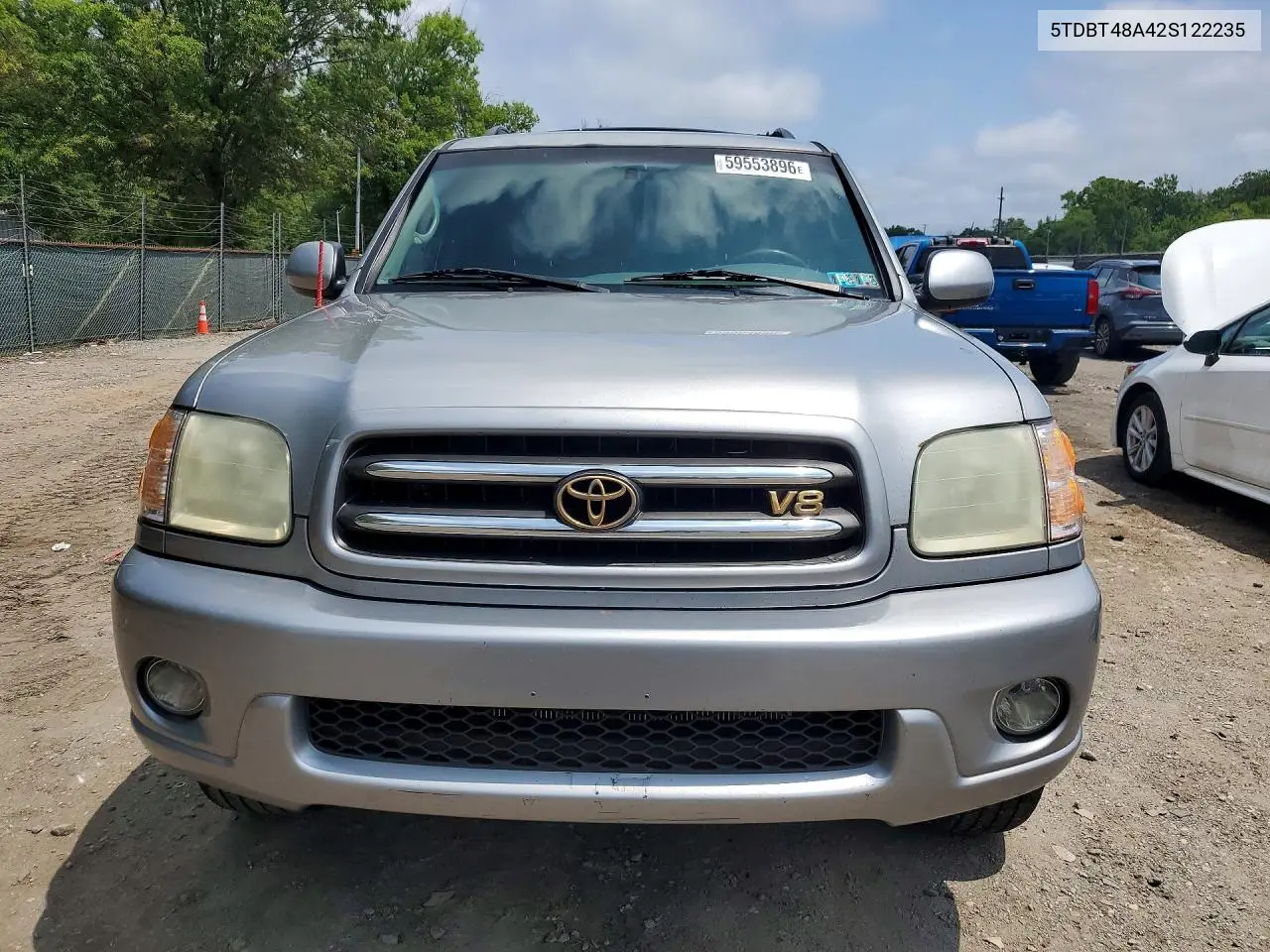 2002 Toyota Sequoia Limited VIN: 5TDBT48A42S122235 Lot: 59553896