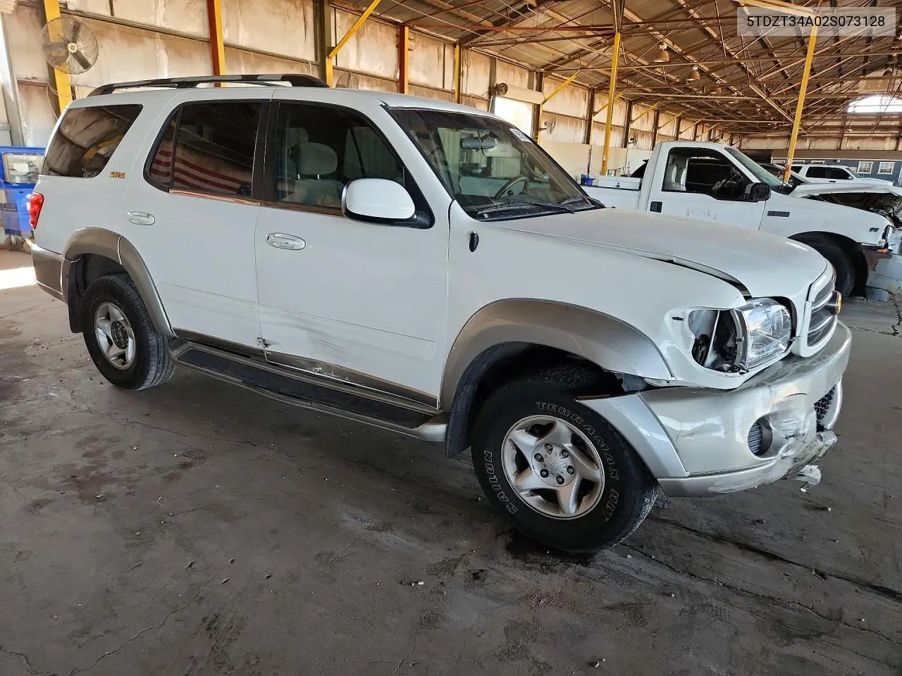 2002 Toyota Sequoia Sr5 VIN: 5TDZT34A02S073128 Lot: 59678546