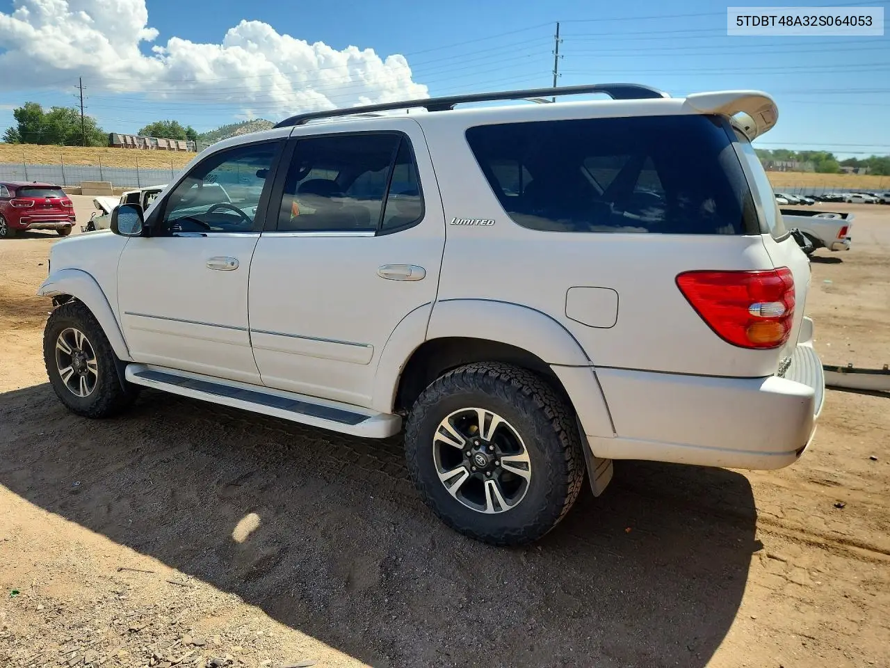 2002 Toyota Sequoia Limited VIN: 5TDBT48A32S064053 Lot: 61946306