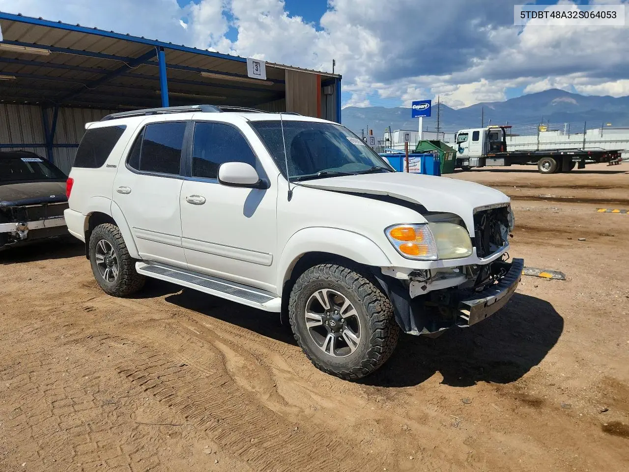 2002 Toyota Sequoia Limited VIN: 5TDBT48A32S064053 Lot: 61946306