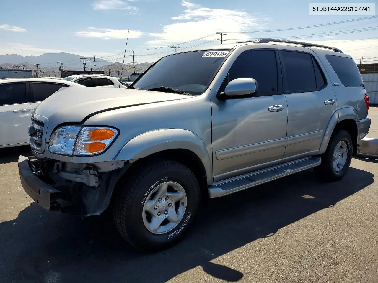 5TDBT44A22S107741 2002 Toyota Sequoia Sr5