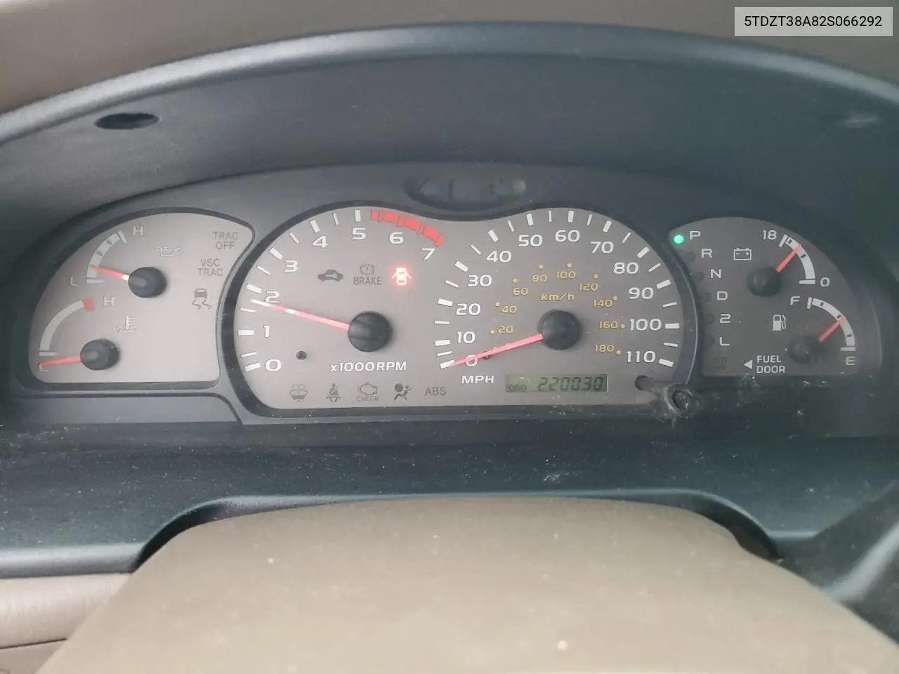 5TDZT38A82S066292 2002 Toyota Sequoia Limited