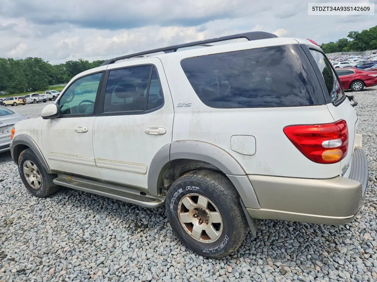 2003 Toyota Sequoia Sr5 VIN: 5TDZT34A93S142609 Lot: 56485776