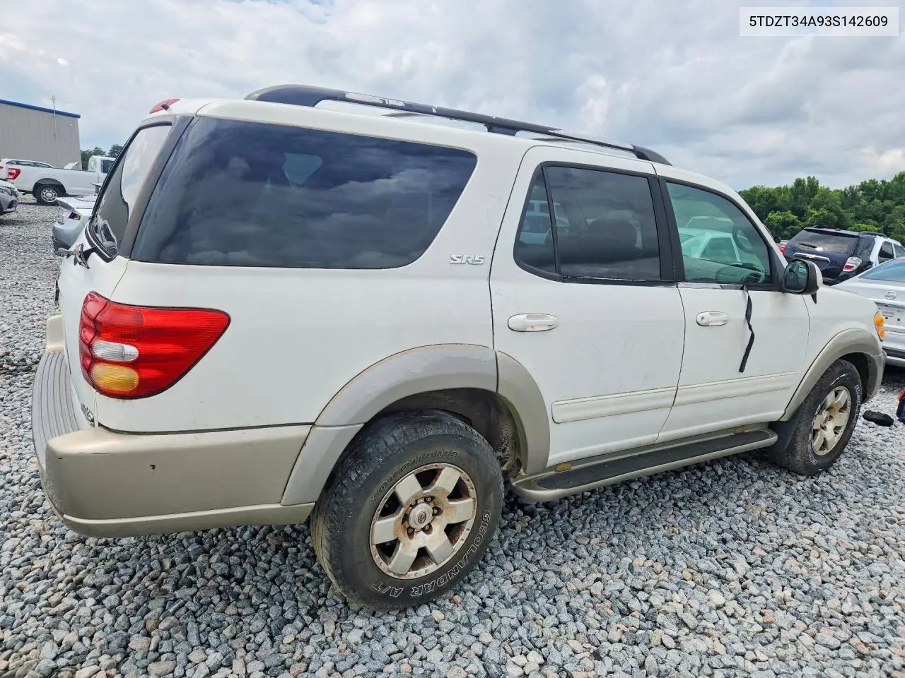 2003 Toyota Sequoia Sr5 VIN: 5TDZT34A93S142609 Lot: 56485776