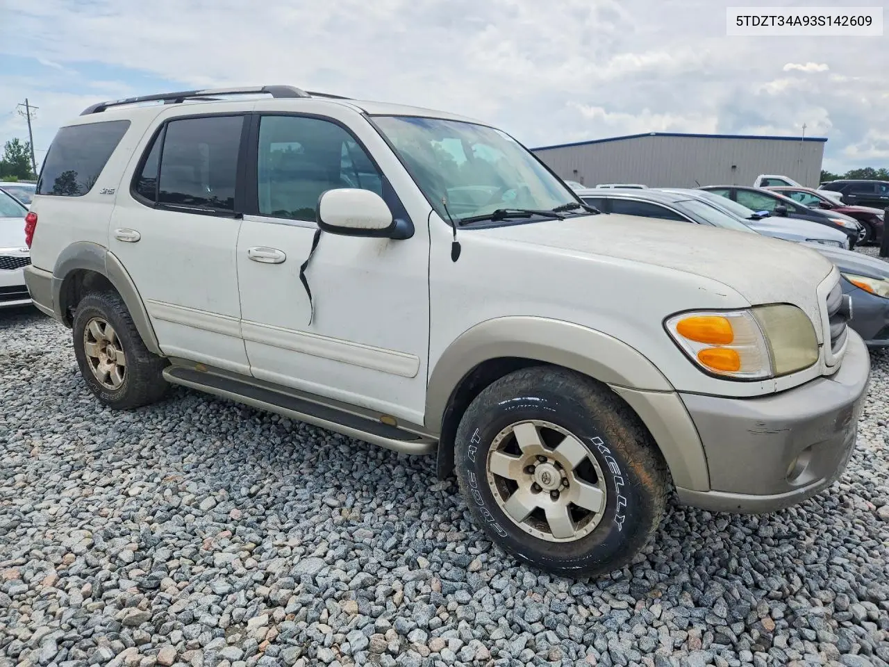 2003 Toyota Sequoia Sr5 VIN: 5TDZT34A93S142609 Lot: 56485776