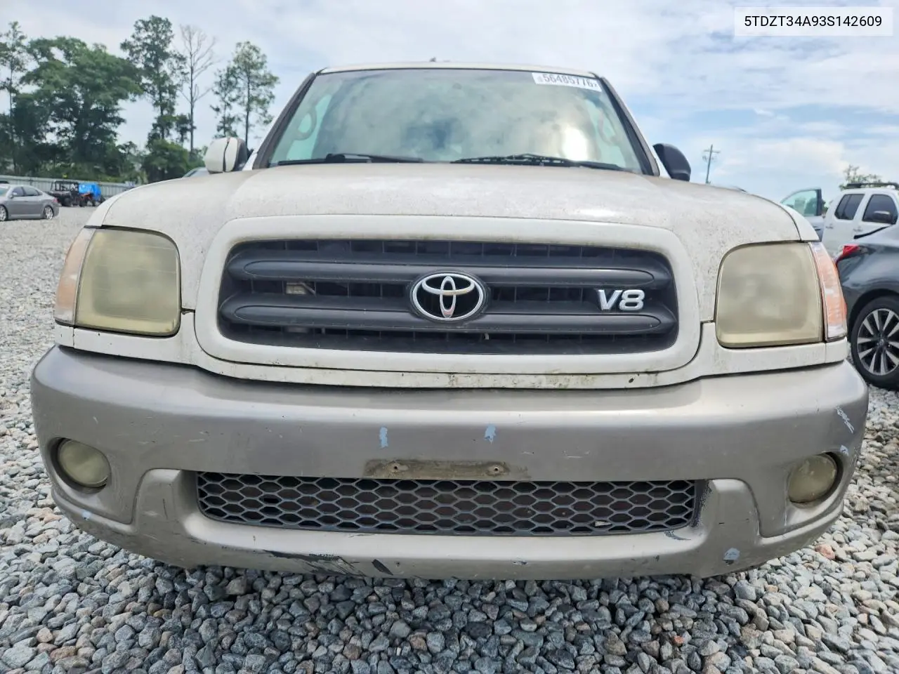 2003 Toyota Sequoia Sr5 VIN: 5TDZT34A93S142609 Lot: 56485776