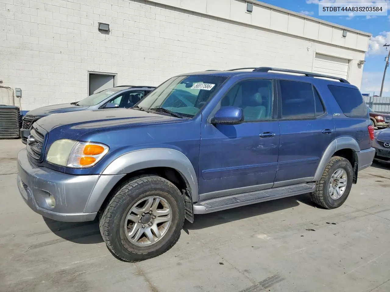 2003 Toyota Sequoia Sr5 VIN: 5TDBT44A83S203584 Lot: 56517586