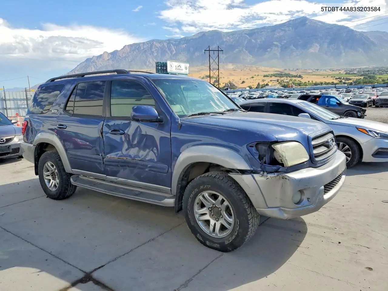 2003 Toyota Sequoia Sr5 VIN: 5TDBT44A83S203584 Lot: 56517586