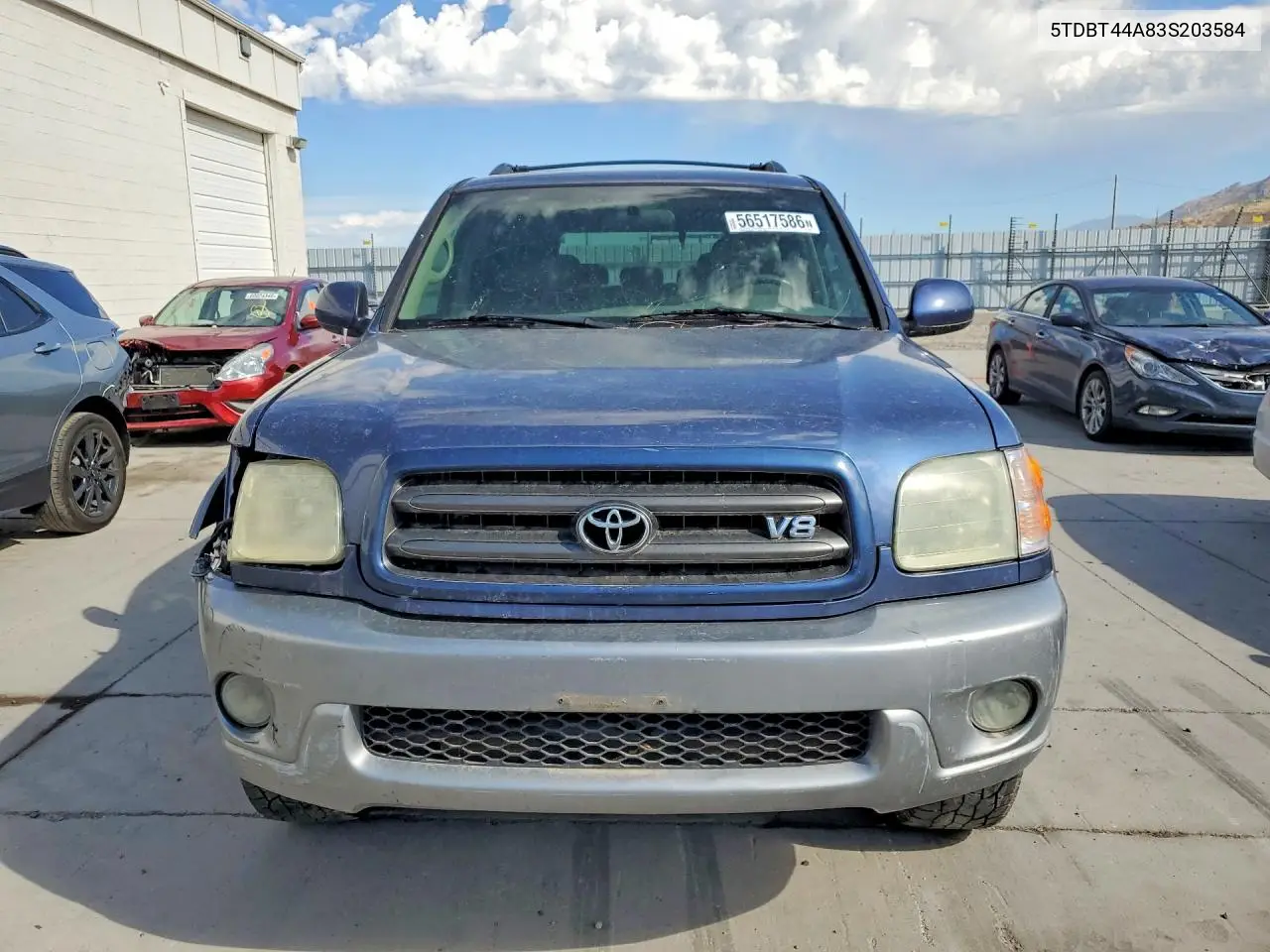 2003 Toyota Sequoia Sr5 VIN: 5TDBT44A83S203584 Lot: 56517586