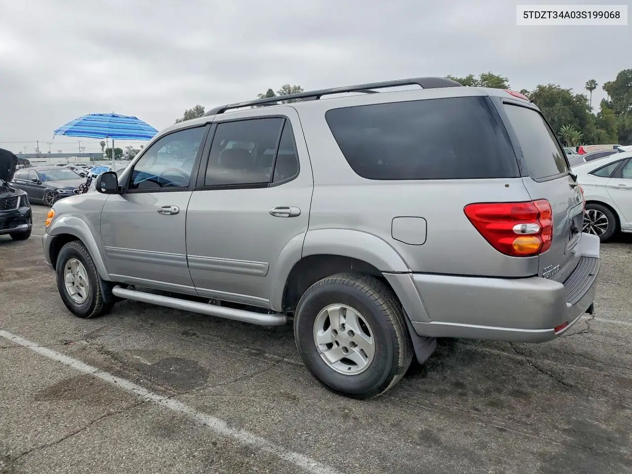 2003 Toyota Sequoia Sr5 VIN: 5TDZT34A03S199068 Lot: 57592516