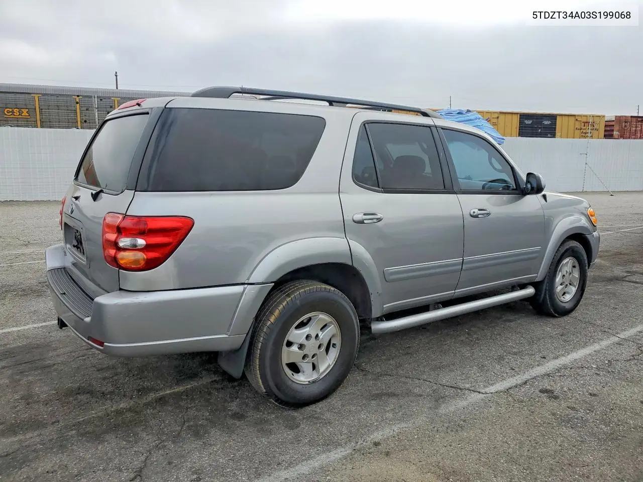 2003 Toyota Sequoia Sr5 VIN: 5TDZT34A03S199068 Lot: 57592516