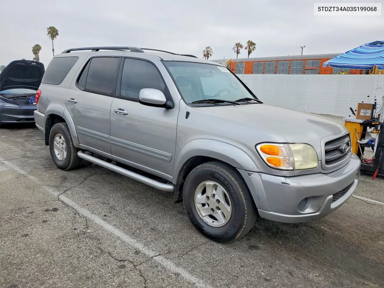 2003 Toyota Sequoia Sr5 VIN: 5TDZT34A03S199068 Lot: 57592516