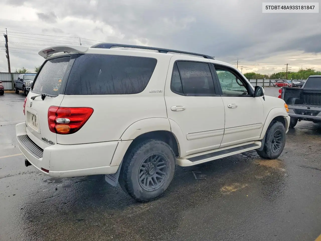 2003 Toyota Sequoia Limited VIN: 5TDBT48A93S181847 Lot: 57738356