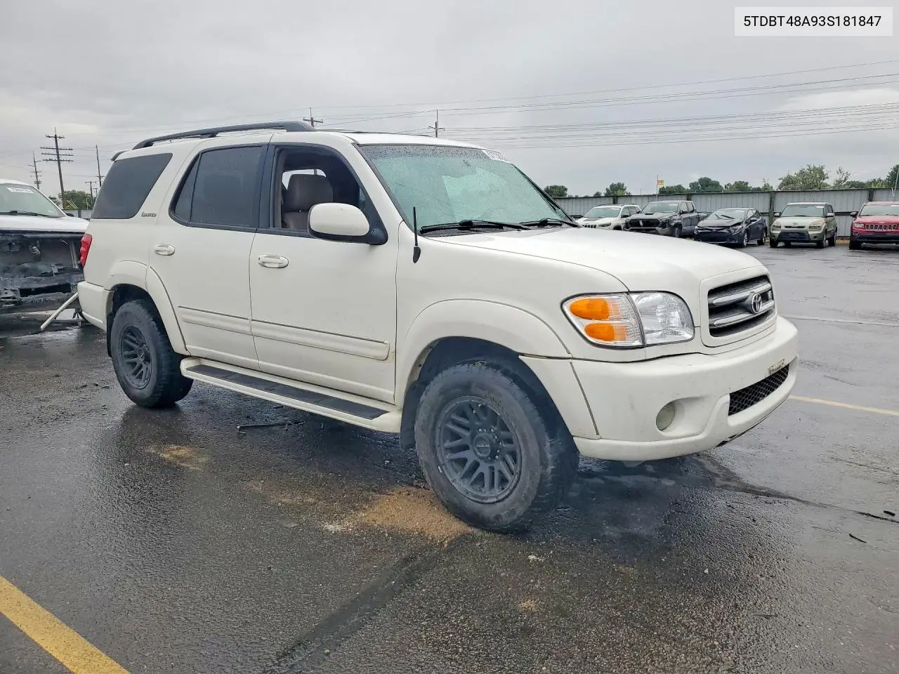 2003 Toyota Sequoia Limited VIN: 5TDBT48A93S181847 Lot: 57738356