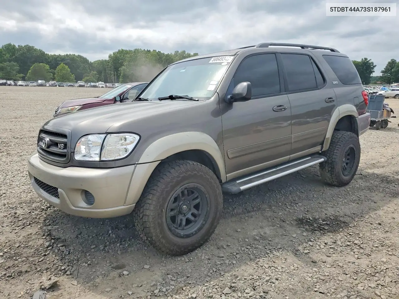 2003 Toyota Sequoia Sr5 VIN: 5TDBT44A73S187961 Lot: 58849346