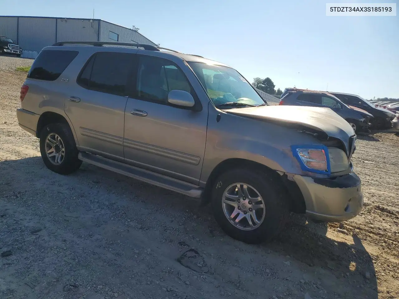 2003 Toyota Sequoia Sr5 VIN: 5TDZT34AX3S185193 Lot: 60058836