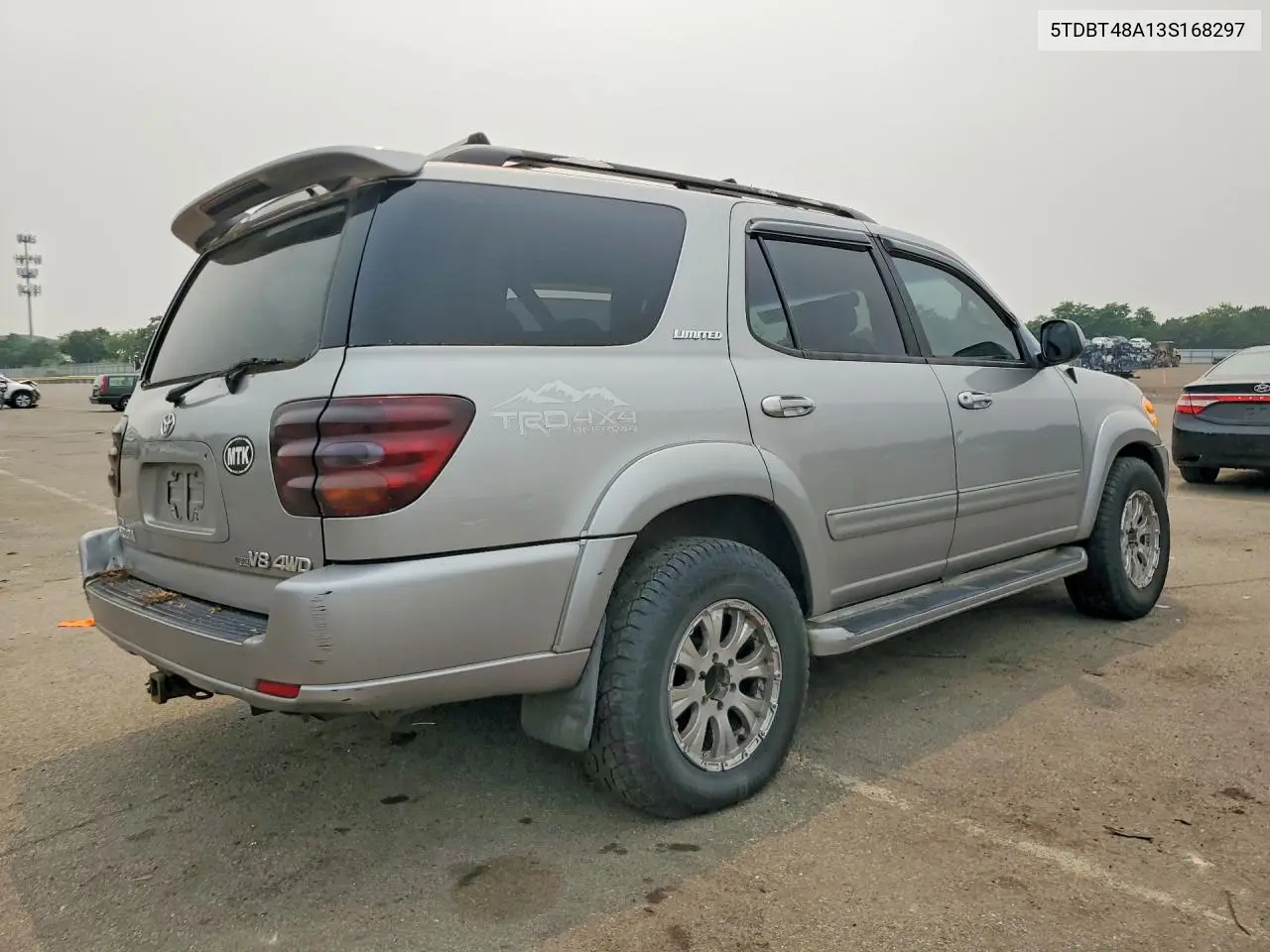 2003 Toyota Sequoia Limited VIN: 5TDBT48A13S168297 Lot: 61306286