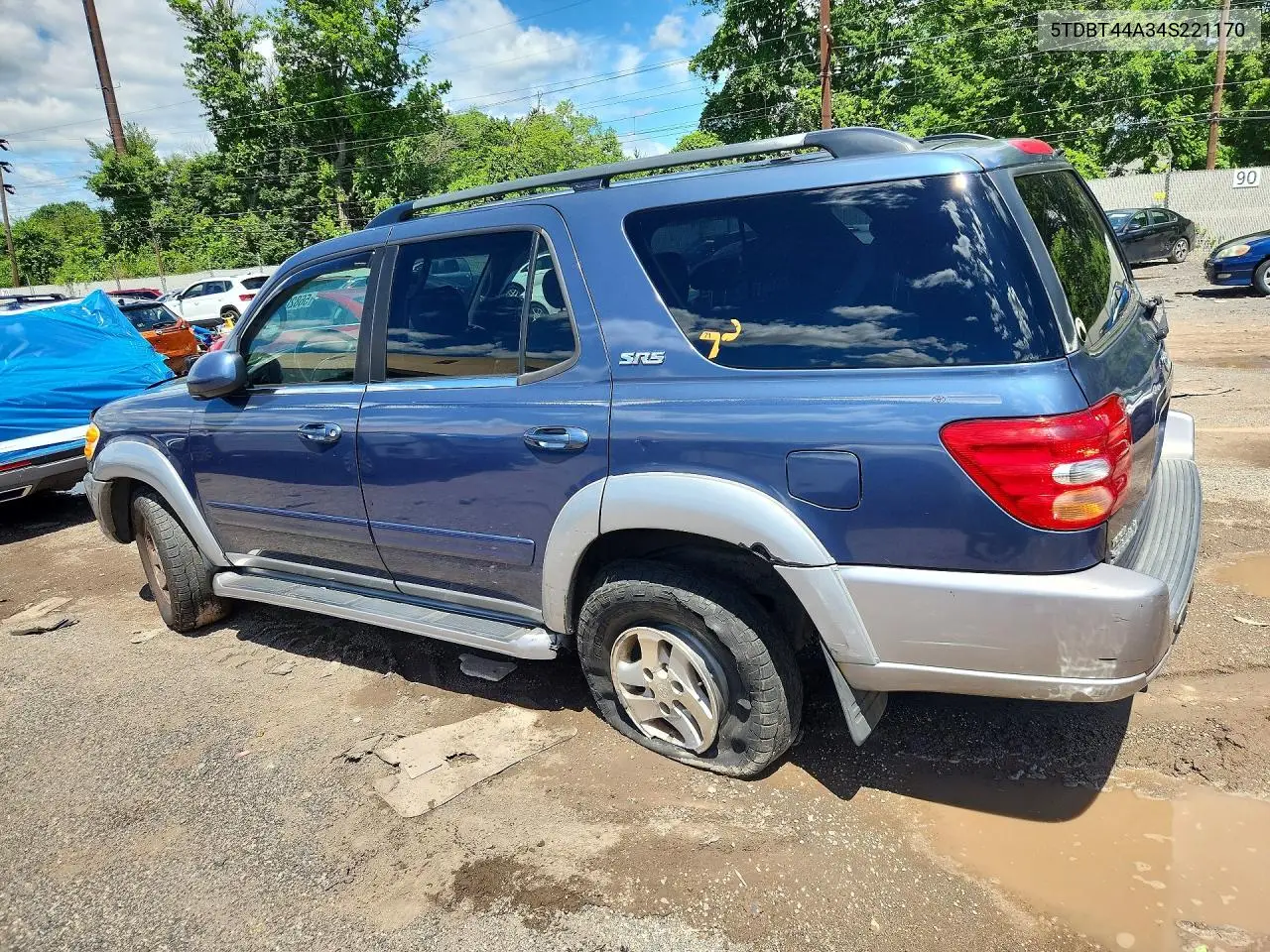 2004 Toyota Sequoia Sr5 VIN: 5TDBT44A34S221170 Lot: 56820706