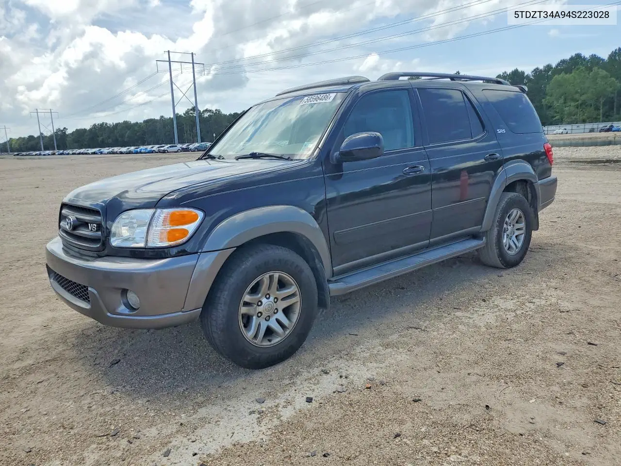 2004 Toyota Sequoia Sr5 VIN: 5TDZT34A94S223028 Lot: 58596486