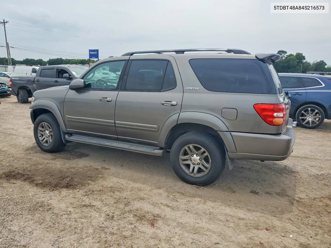2004 Toyota Sequoia Limited VIN: 5TDBT48A84S216573 Lot: 58844636