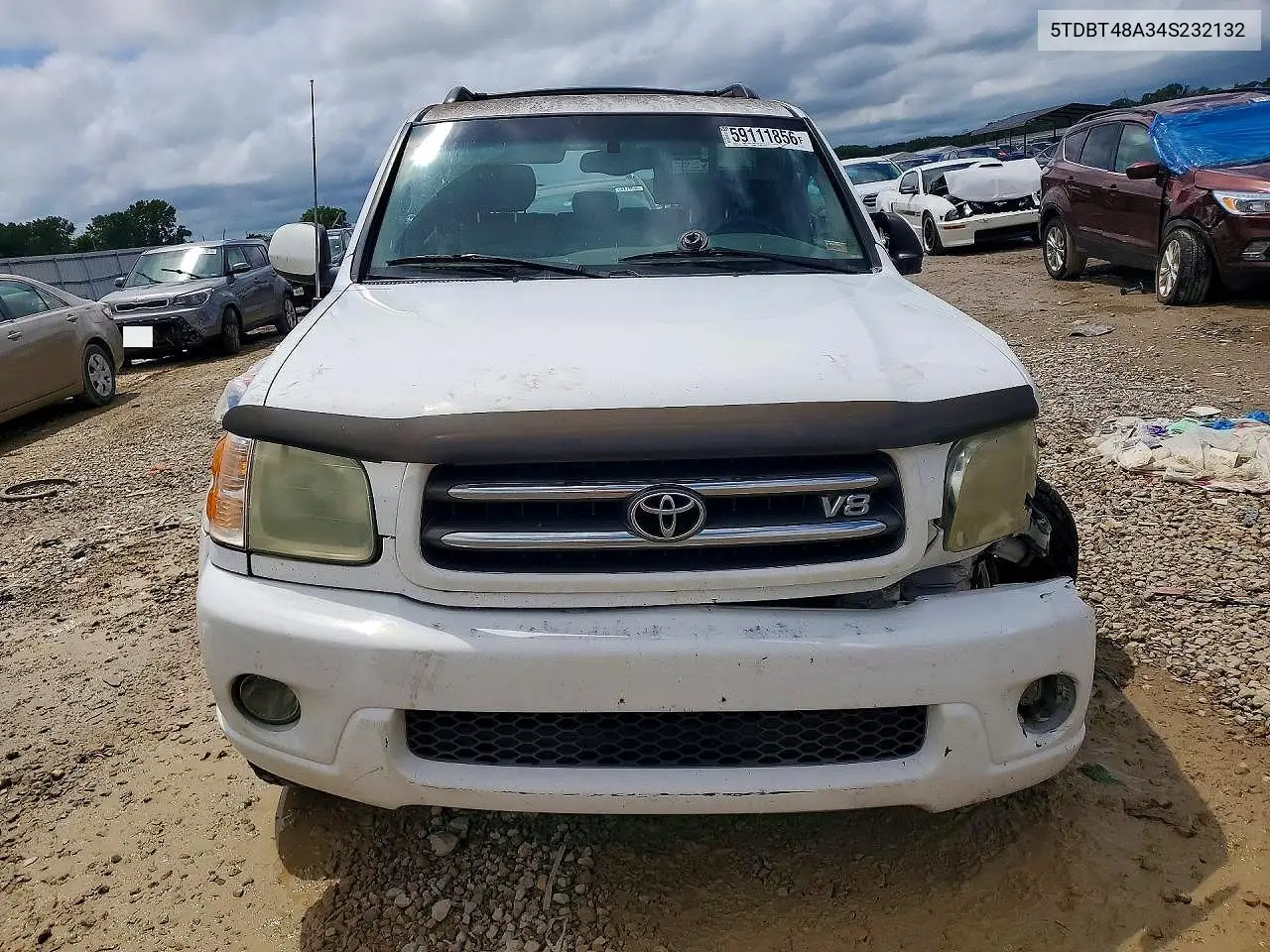 2004 Toyota Sequoia Limited VIN: 5TDBT48A34S232132 Lot: 59111856