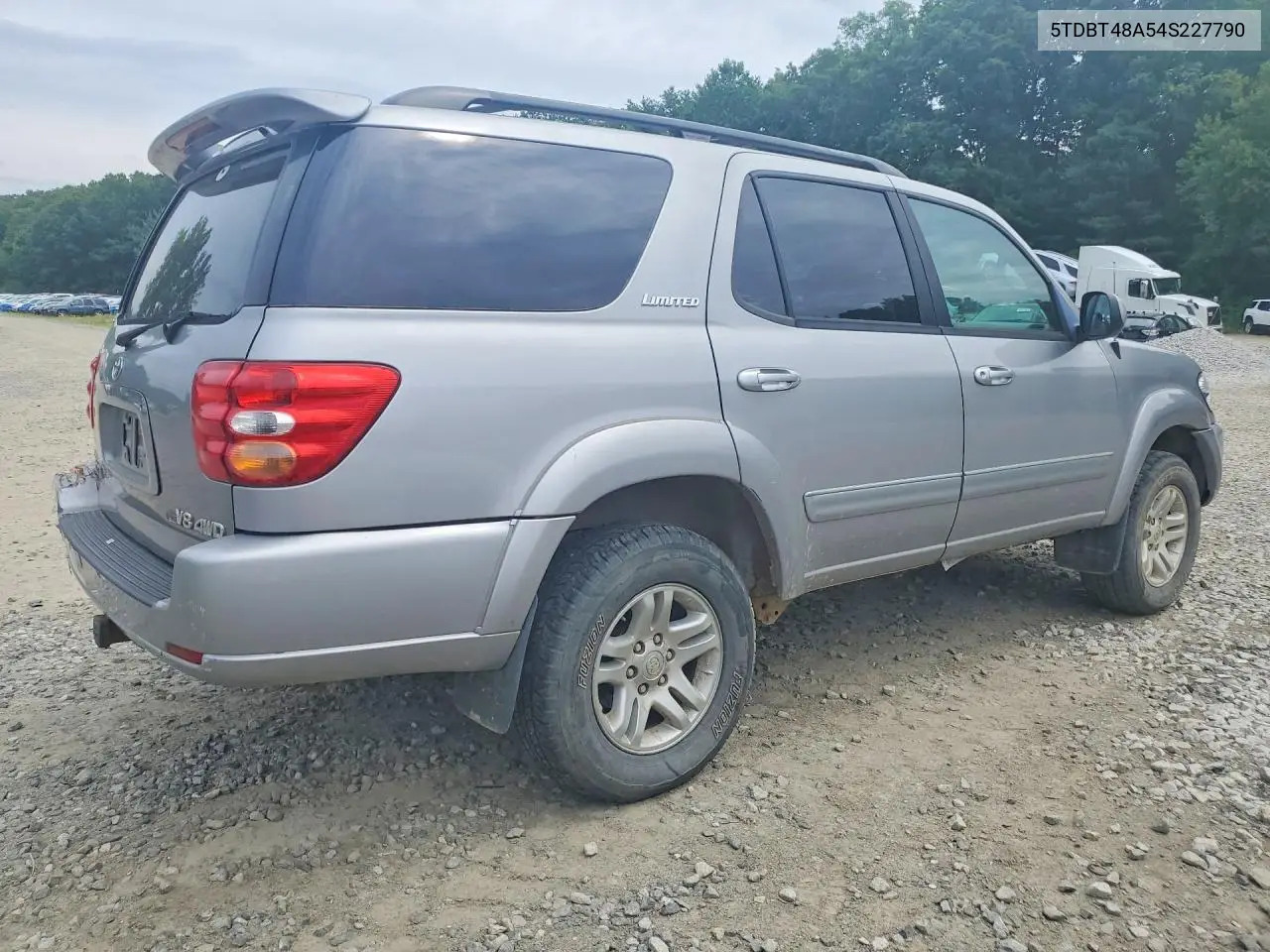 2004 Toyota Sequoia Limited VIN: 5TDBT48A54S227790 Lot: 59129406