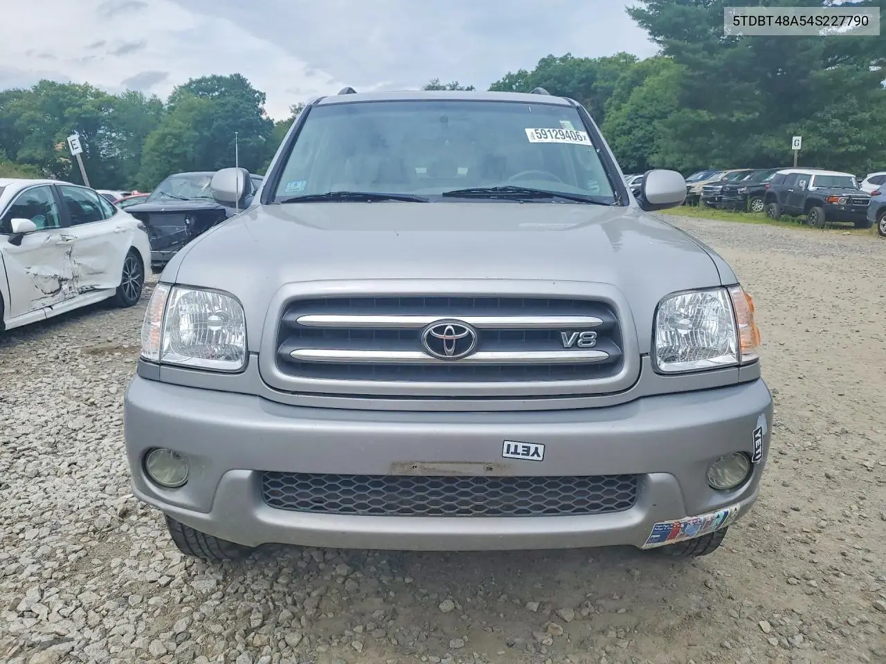 2004 Toyota Sequoia Limited VIN: 5TDBT48A54S227790 Lot: 59129406
