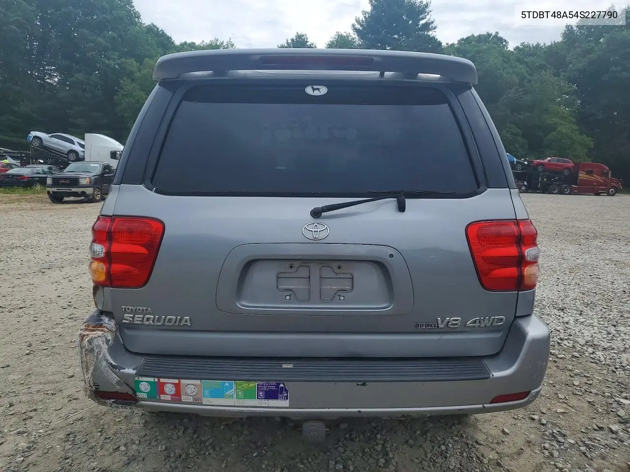 2004 Toyota Sequoia Limited VIN: 5TDBT48A54S227790 Lot: 59129406