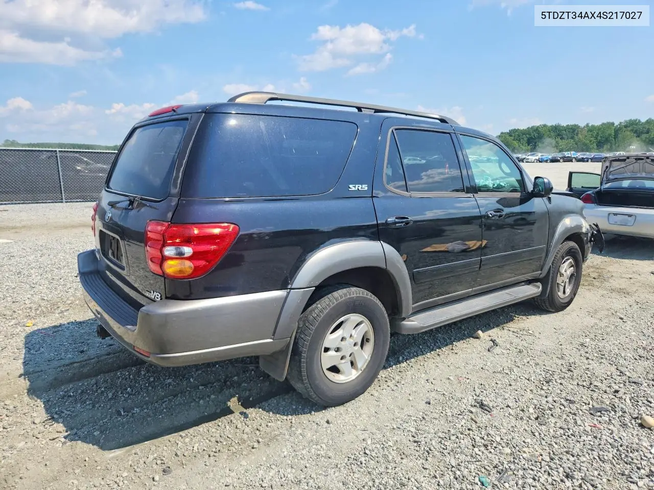 2004 Toyota Sequoia Sr5 VIN: 5TDZT34AX4S217027 Lot: 59375866