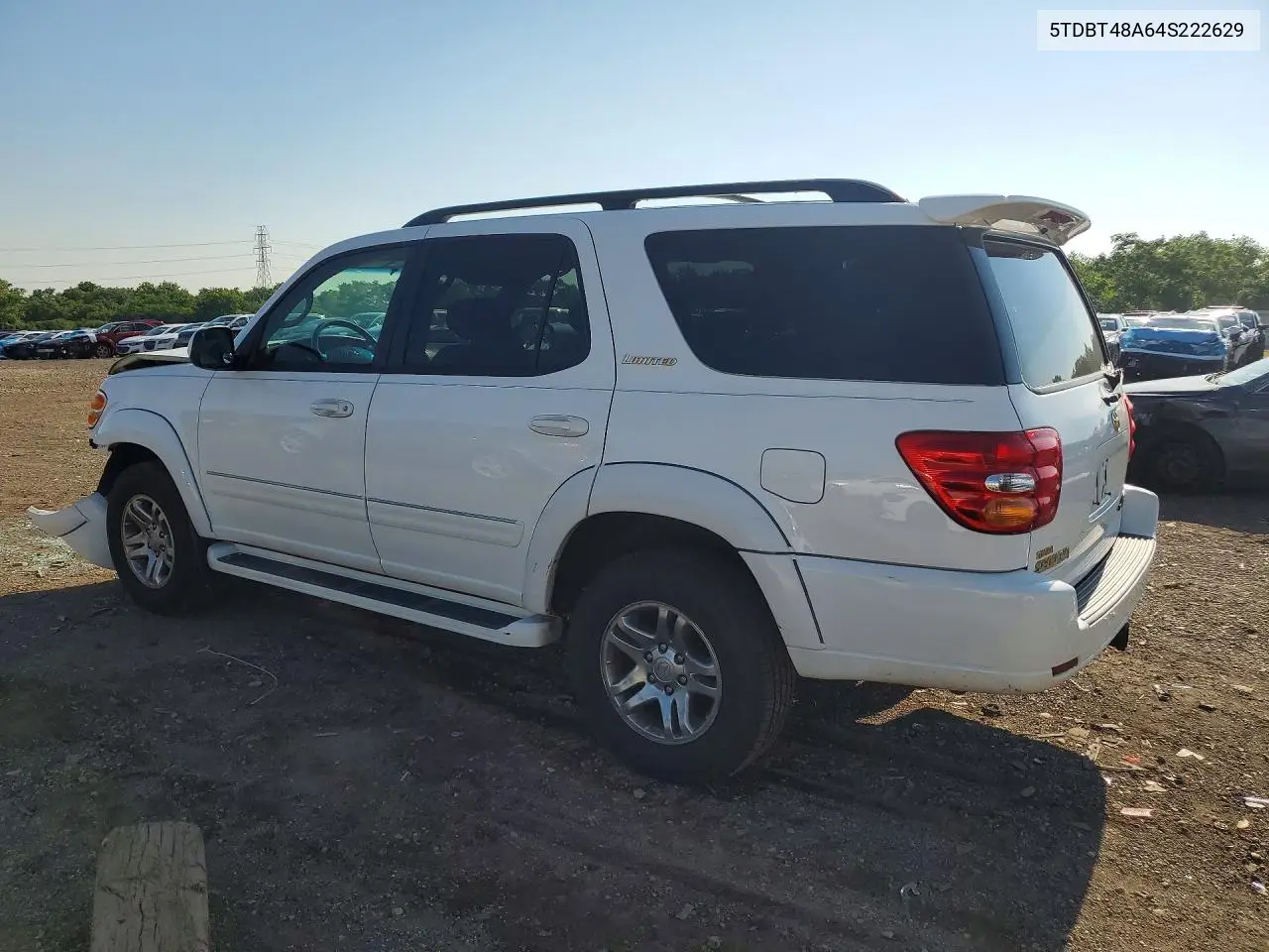 2004 Toyota Sequoia Limited VIN: 5TDBT48A64S222629 Lot: 60227666