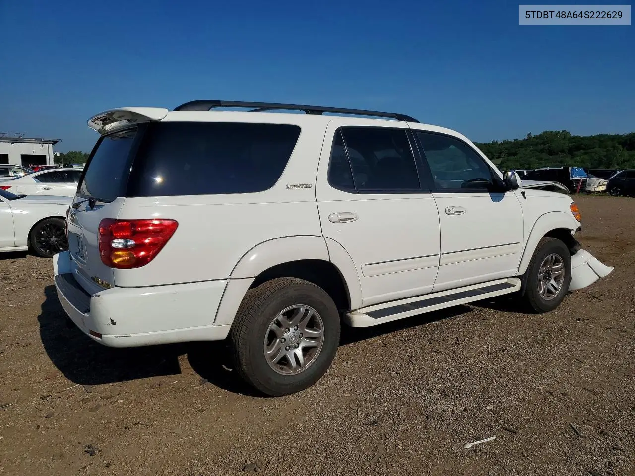 2004 Toyota Sequoia Limited VIN: 5TDBT48A64S222629 Lot: 60227666