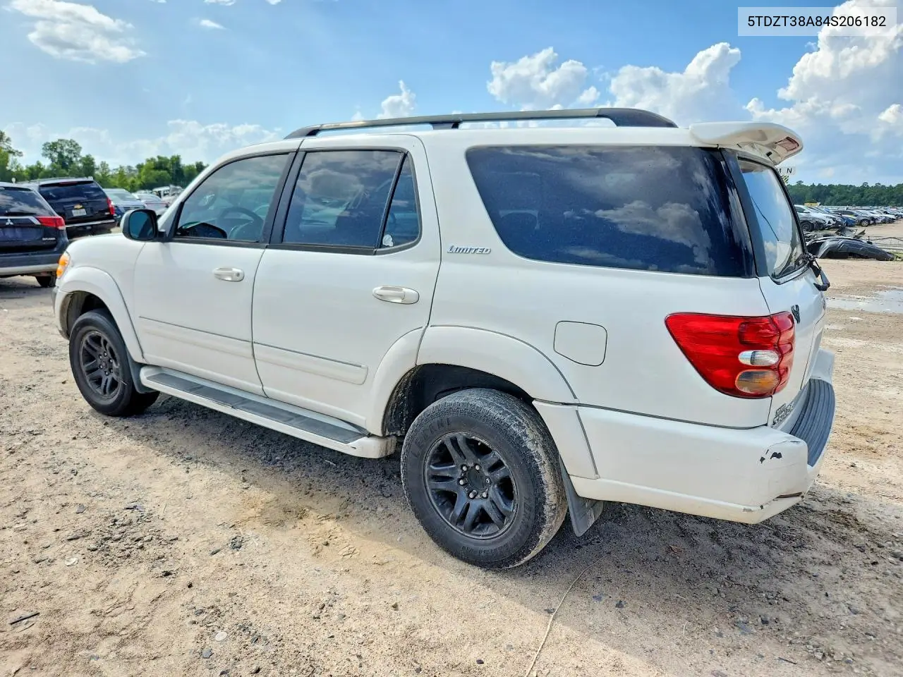 2004 Toyota Sequoia Limited VIN: 5TDZT38A84S206182 Lot: 60627036