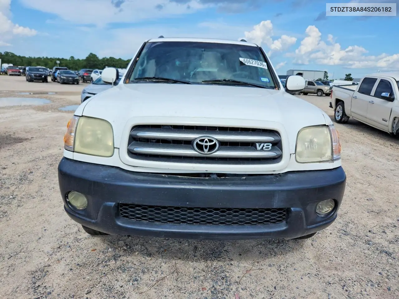 2004 Toyota Sequoia Limited VIN: 5TDZT38A84S206182 Lot: 60627036