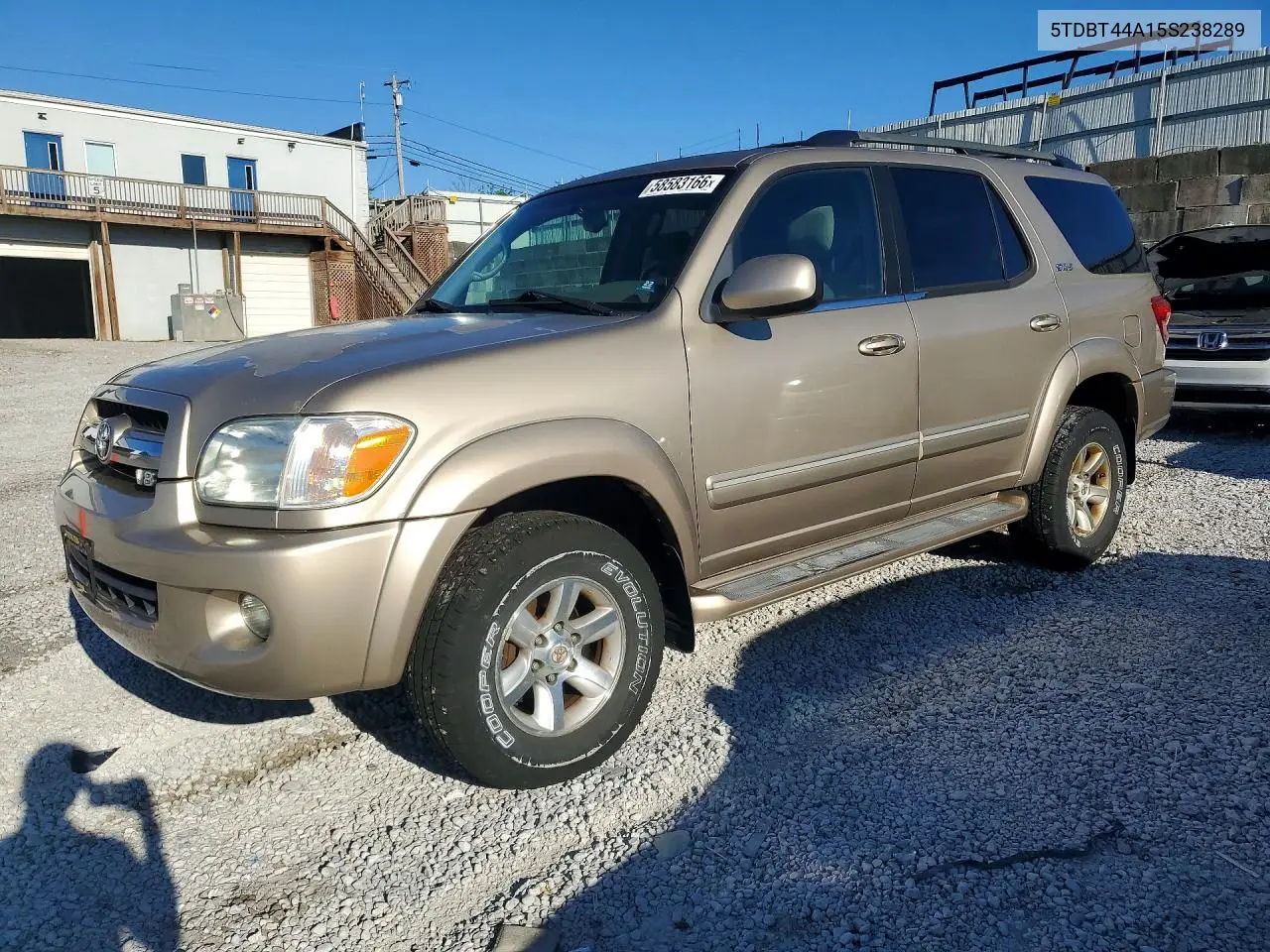 2005 Toyota Sequoia Sr5 VIN: 5TDBT44A15S238289 Lot: 58583166