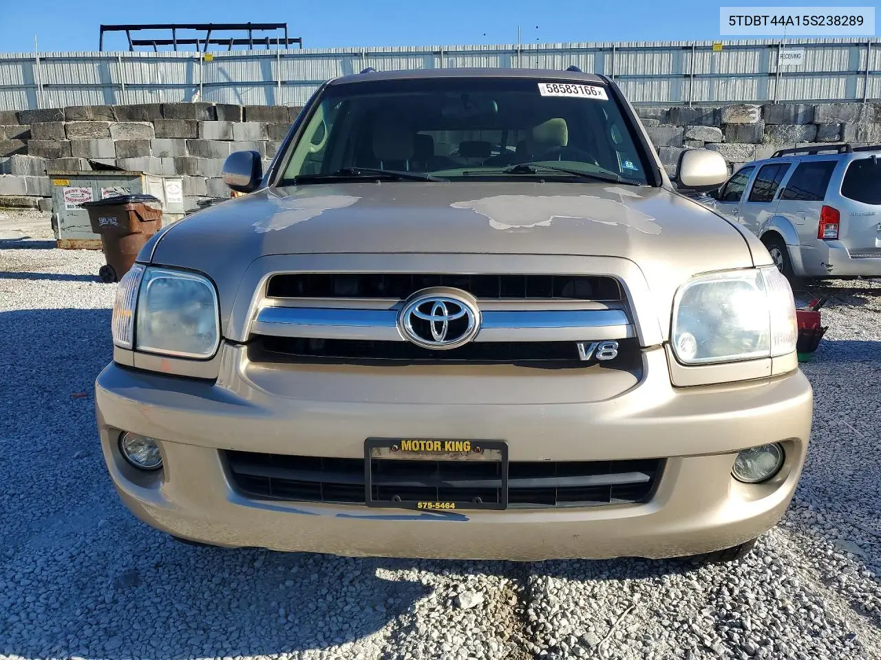 2005 Toyota Sequoia Sr5 VIN: 5TDBT44A15S238289 Lot: 58583166