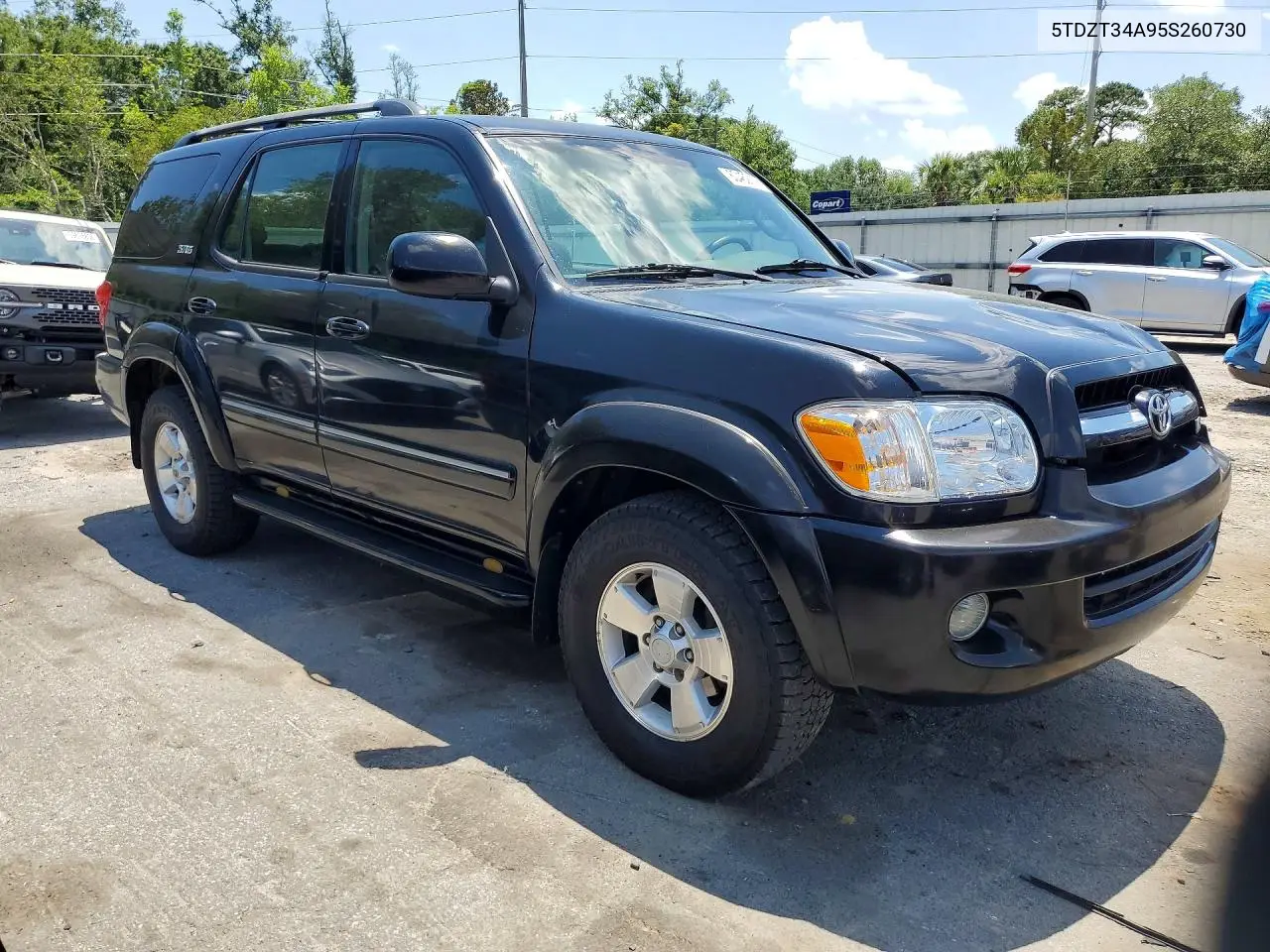 2005 Toyota Sequoia Sr5 VIN: 5TDZT34A95S260730 Lot: 60462126