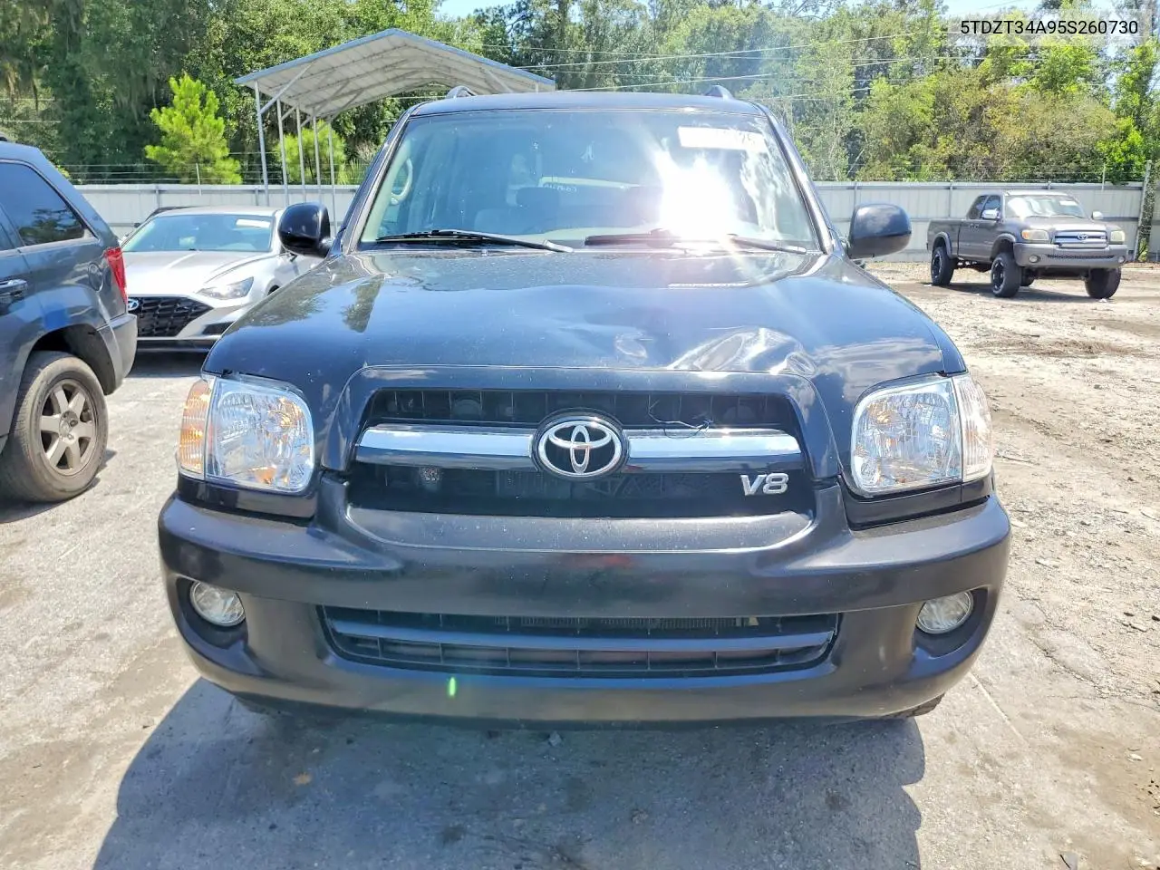 2005 Toyota Sequoia Sr5 VIN: 5TDZT34A95S260730 Lot: 60462126