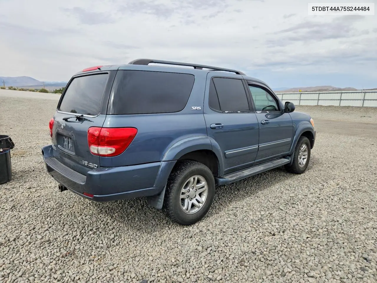 2005 Toyota Sequoia Sr5 VIN: 5TDBT44A75S244484 Lot: 60638106