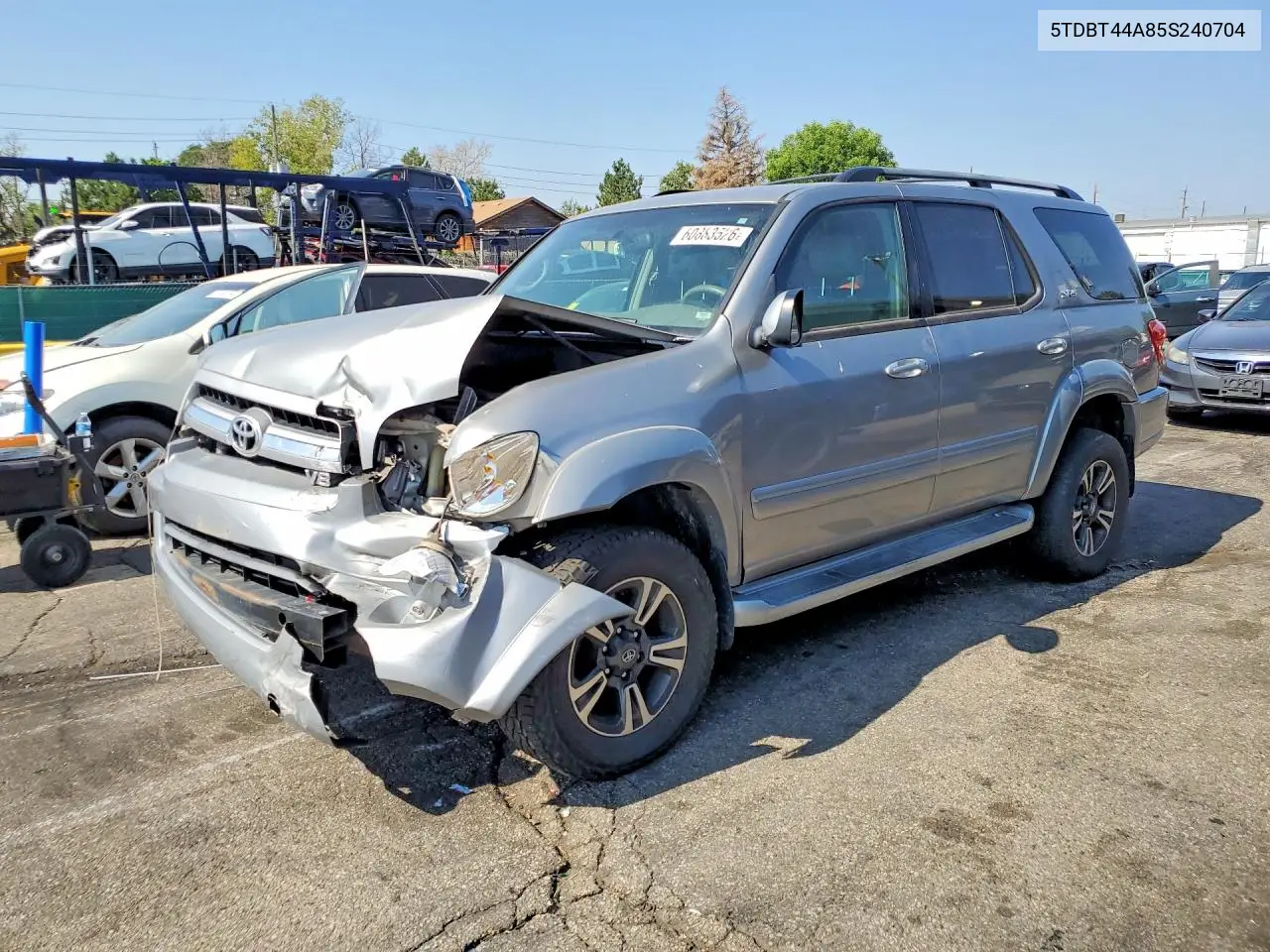 2005 Toyota Sequoia Sr5 VIN: 5TDBT44A85S240704 Lot: 60883526