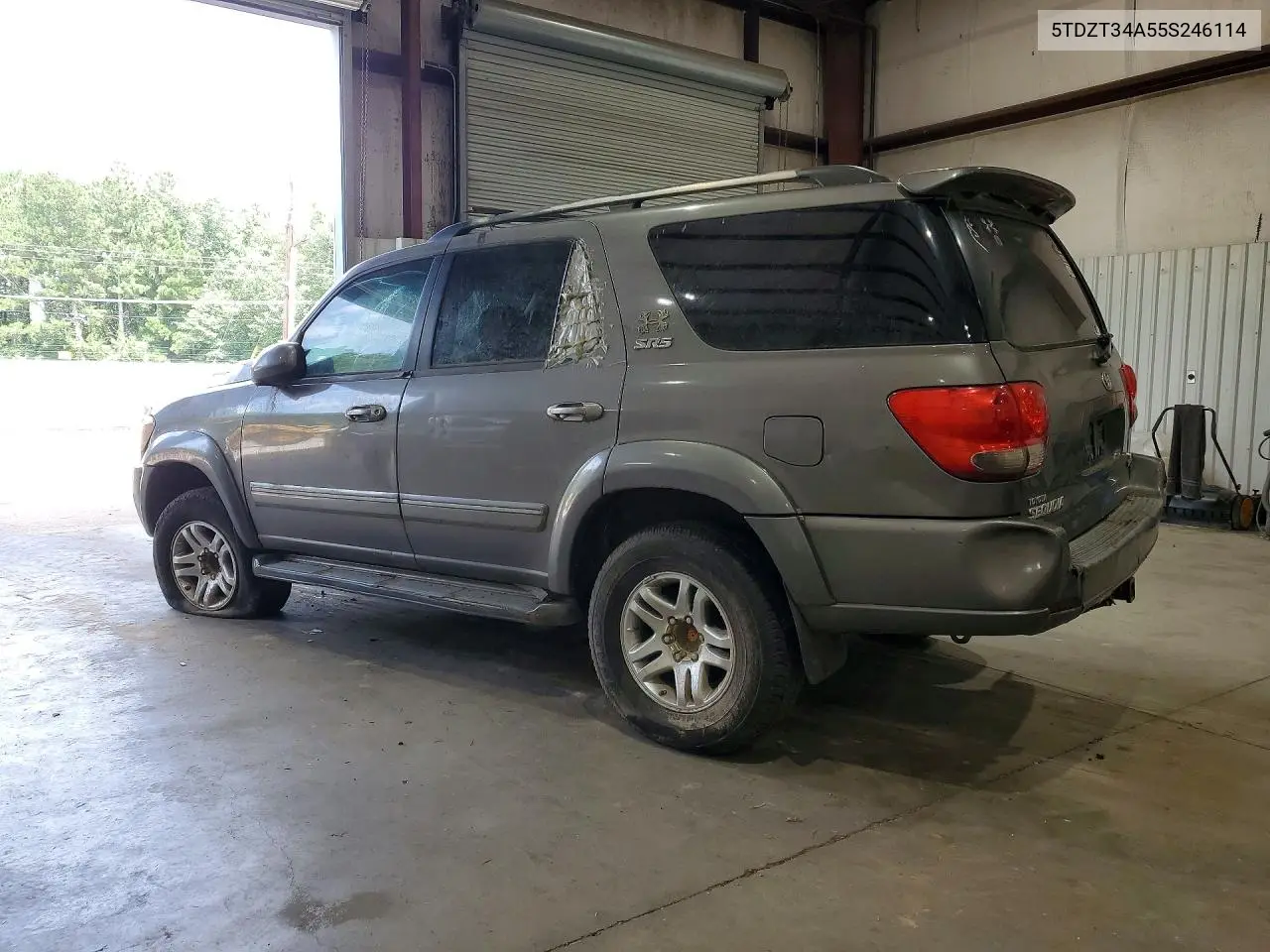 2005 Toyota Sequoia Sr5 VIN: 5TDZT34A55S246114 Lot: 61042076