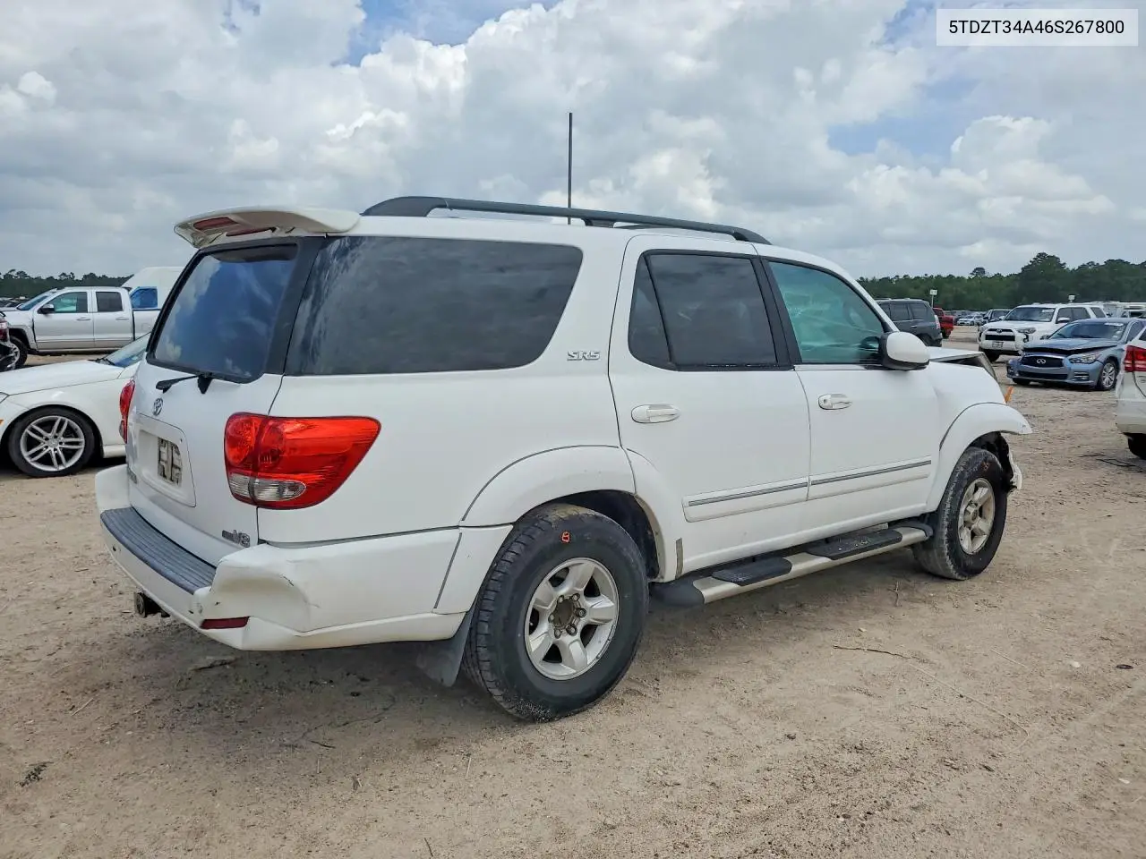 2006 Toyota Sequoia Sr5 VIN: 5TDZT34A46S267800 Lot: 56308376