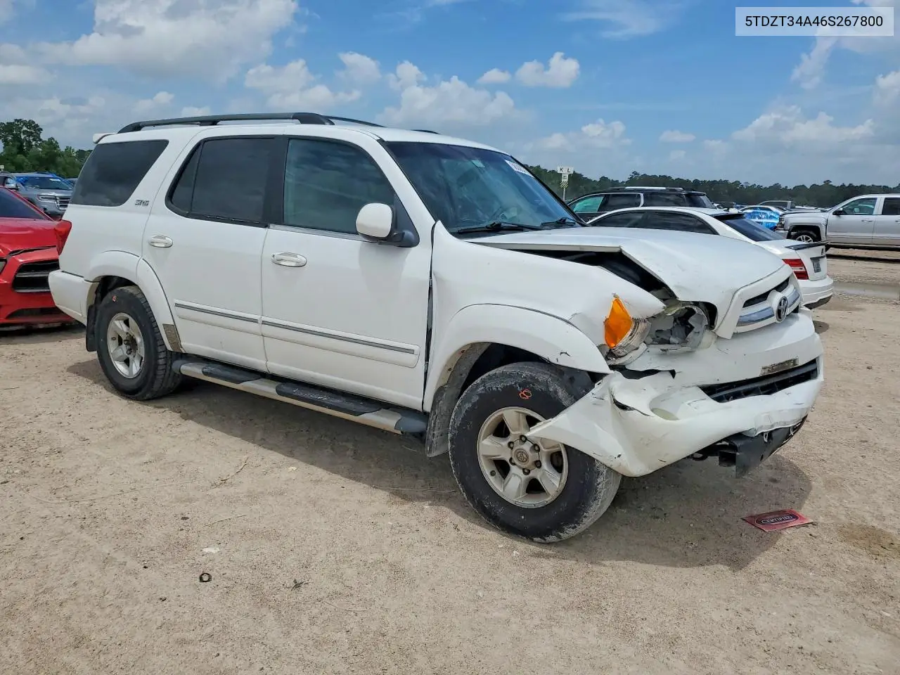 2006 Toyota Sequoia Sr5 VIN: 5TDZT34A46S267800 Lot: 56308376