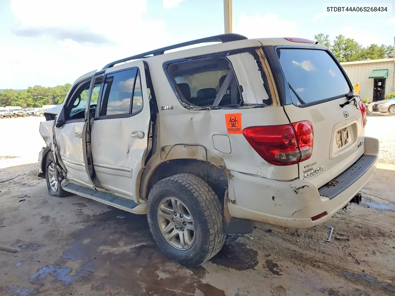 2006 Toyota Sequoia Sr5 VIN: 5TDBT44A06S268434 Lot: 59065586