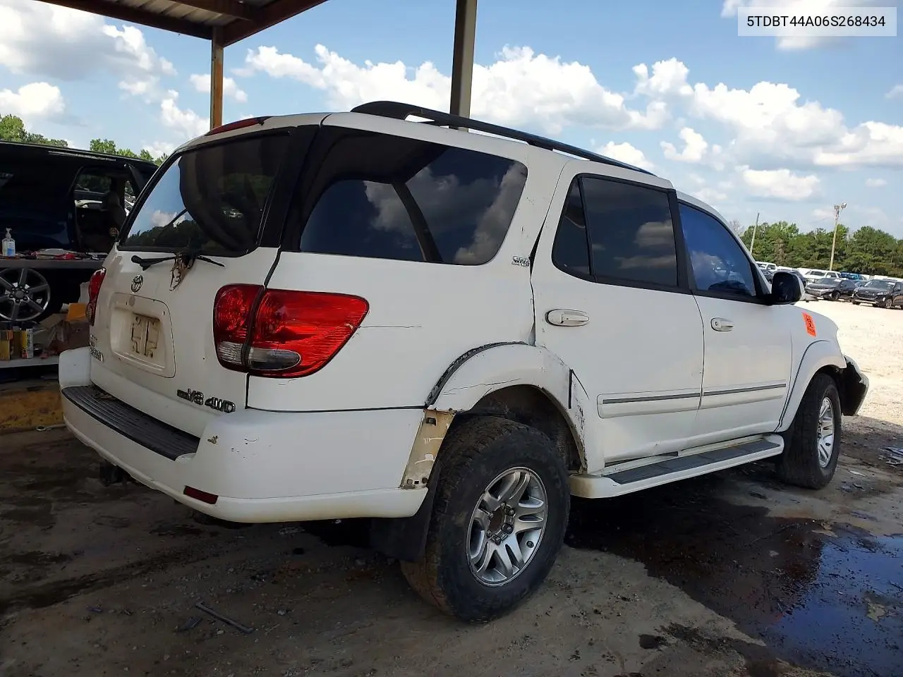 2006 Toyota Sequoia Sr5 VIN: 5TDBT44A06S268434 Lot: 59065586
