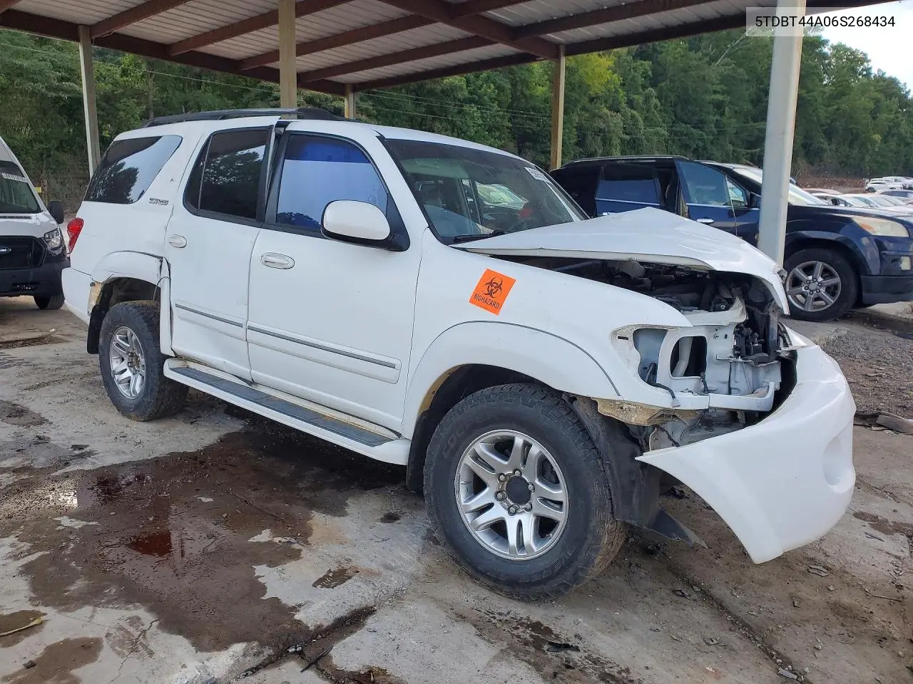2006 Toyota Sequoia Sr5 VIN: 5TDBT44A06S268434 Lot: 59065586