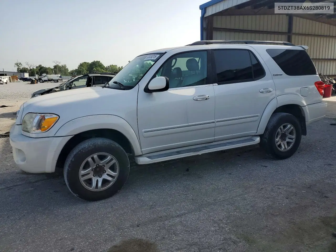 2006 Toyota Sequoia Limited VIN: 5TDZT38AX6S280819 Lot: 60020316