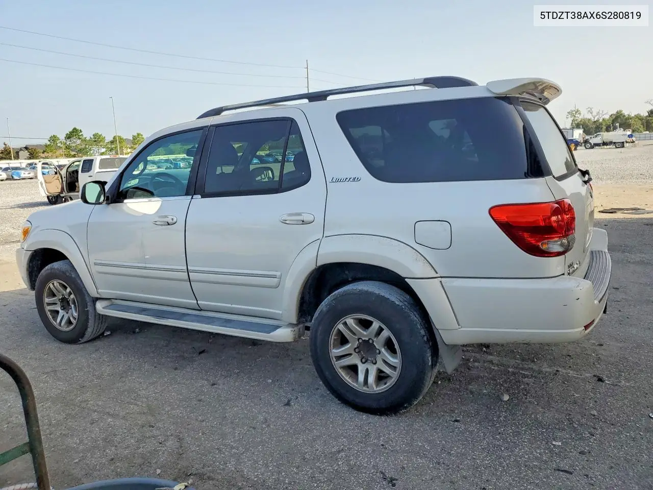 2006 Toyota Sequoia Limited VIN: 5TDZT38AX6S280819 Lot: 60020316