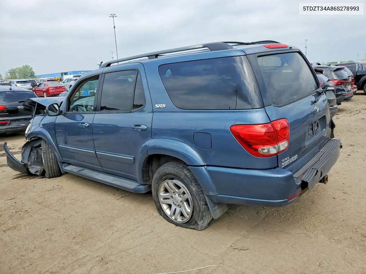 2006 Toyota Sequoia Sr5 VIN: 5TDZT34A86S278993 Lot: 60483466